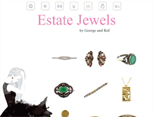 Tablet Screenshot of estatejewelsbygr.com